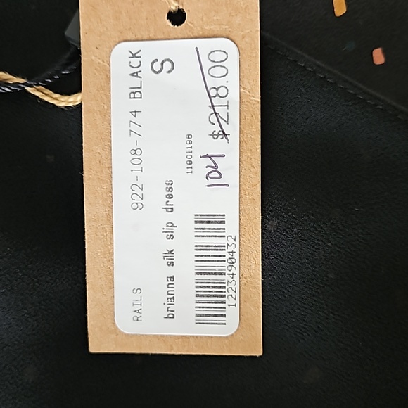 Rails brianna silk slip dress size small, NWT - Picture 11 of 13